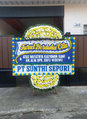 Papan Bunga Duka di Bojongkalong