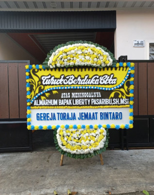 Papan Bunga Duka di Bojongkalong